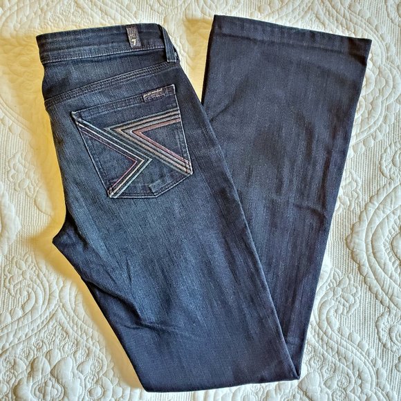 7 For All Mankind Denim - 7 For All Mankind Flynt Dark Dakota Jeans- Size 29